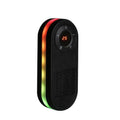 Mini black PTC heater with colourful light display and timer control for small rooms up to 20 sqm