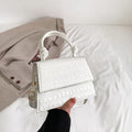 PU commuter underarm bag for women, horizontal rectangle, single strap, soft body, available in nine colours.