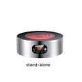 Black and white electric ceramic glass mini tea stove, 1500W, touch control, 200 * 85 mm, microcrystalline panel.