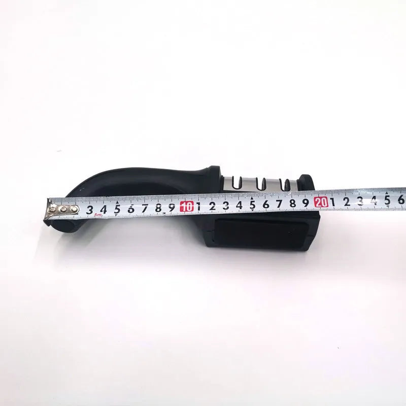 Small plastic manual knife sharpener with fast edged special stone for household kitchen knives, modern simple style