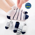 Children's cotton mid tube socks, thin sweat-absorbing, cartoon alphabet pattern, 5 pairs, colour DW125