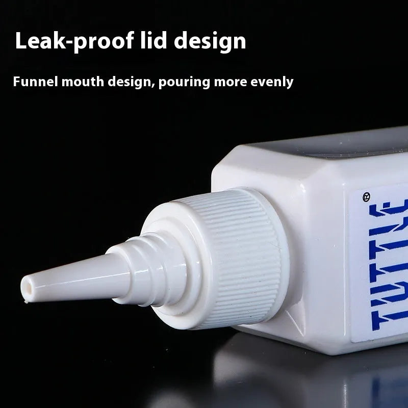 50ml bottle of water-soluble inorganic table tennis glue for racket rubber