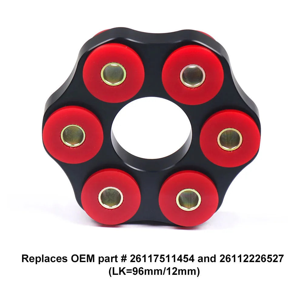 Red polyurethane aluminium drive shaft bracket for BMW E28 E30 E36 E46 vehicles