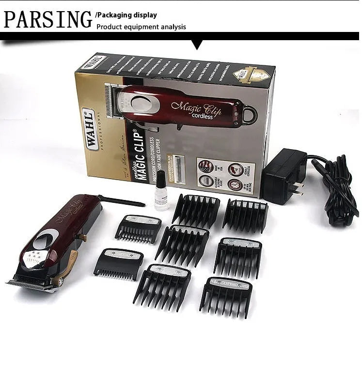 Charging hair clippers with stainless steel cutter head for adult and children's hair