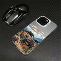 Rigid PC hard case for iPhone 11-16 series, laser stereo finish, black colour