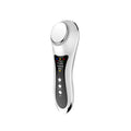 Hot & cold eye massage machine in pearl white with four skin care modes, 178mm long, USB rechargeable