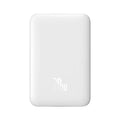 Magnetic mini wireless fast charging power bank with silicone case in various colours