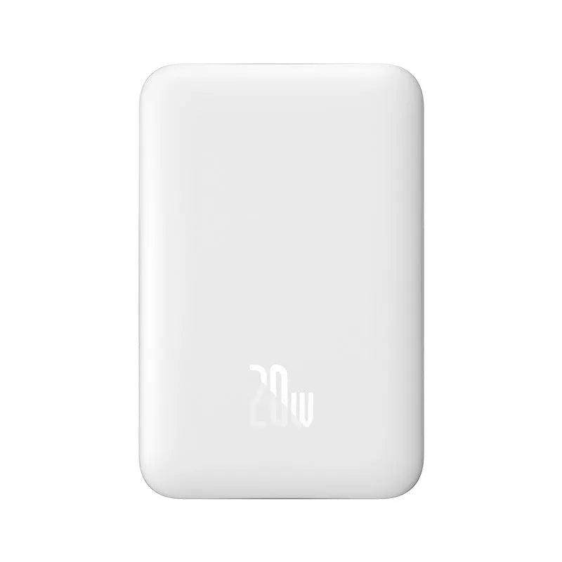 Magnetic mini wireless fast charging power bank with silicone case in various colours