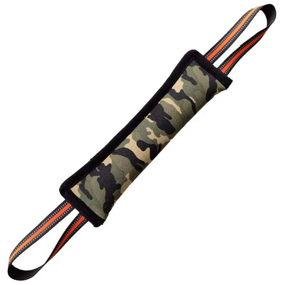 Bite-resistant dog training stick made of camouflage cloth for chewing and dental health LY307