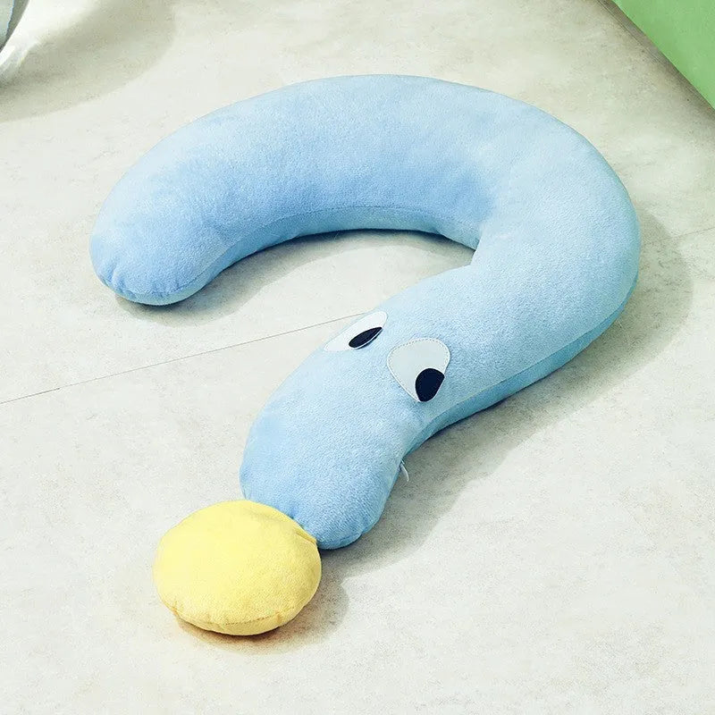 Rectangular blue pet pillow cushion for cats and dogs measuring 62cm by 39cm