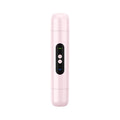 White household portable electric armpit and body hair depilator with floating blade and USB cable