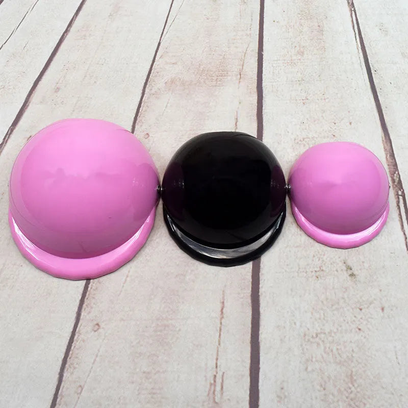 Japanese-style plastic dog motorcycle cap helmet in various colours and sizes for small dogs