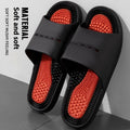 Non-slip PVC ball massage sandals with grape-particle nodes for bathroom use, purple colour