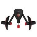 Men's black and grey Kegel trainer for PC muscle exercise with optional strap and handle attachments.
