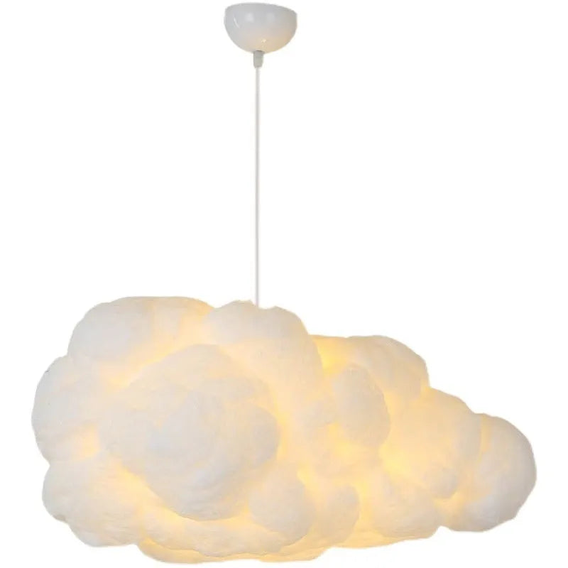 Silk cloud ceiling lamp 80cm modern simplicity light luxury with warm light option
