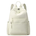 Women's Oxford cloth casual travel backpack in Classic Black with adjustable straps and casual design
