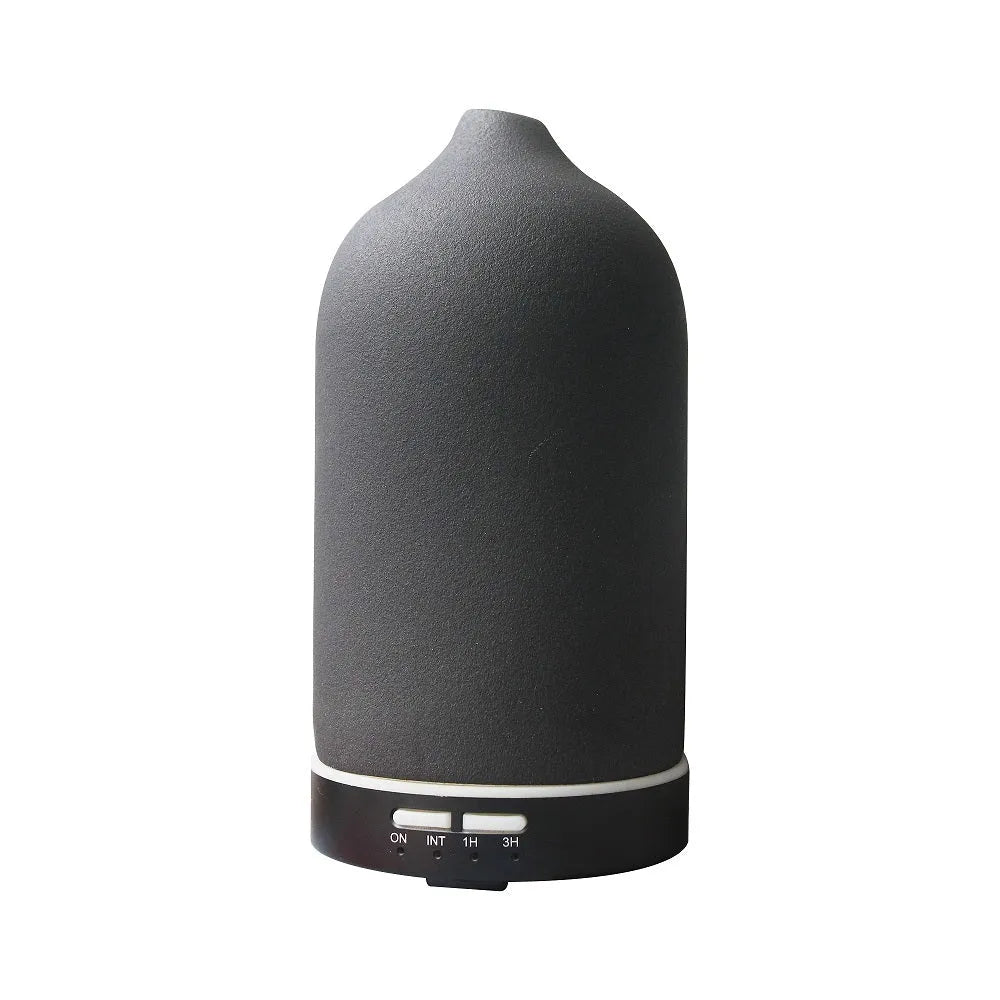 Ceramic ultrasonic aroma diffuser 100ml capacity with mist output, available in multiple colours