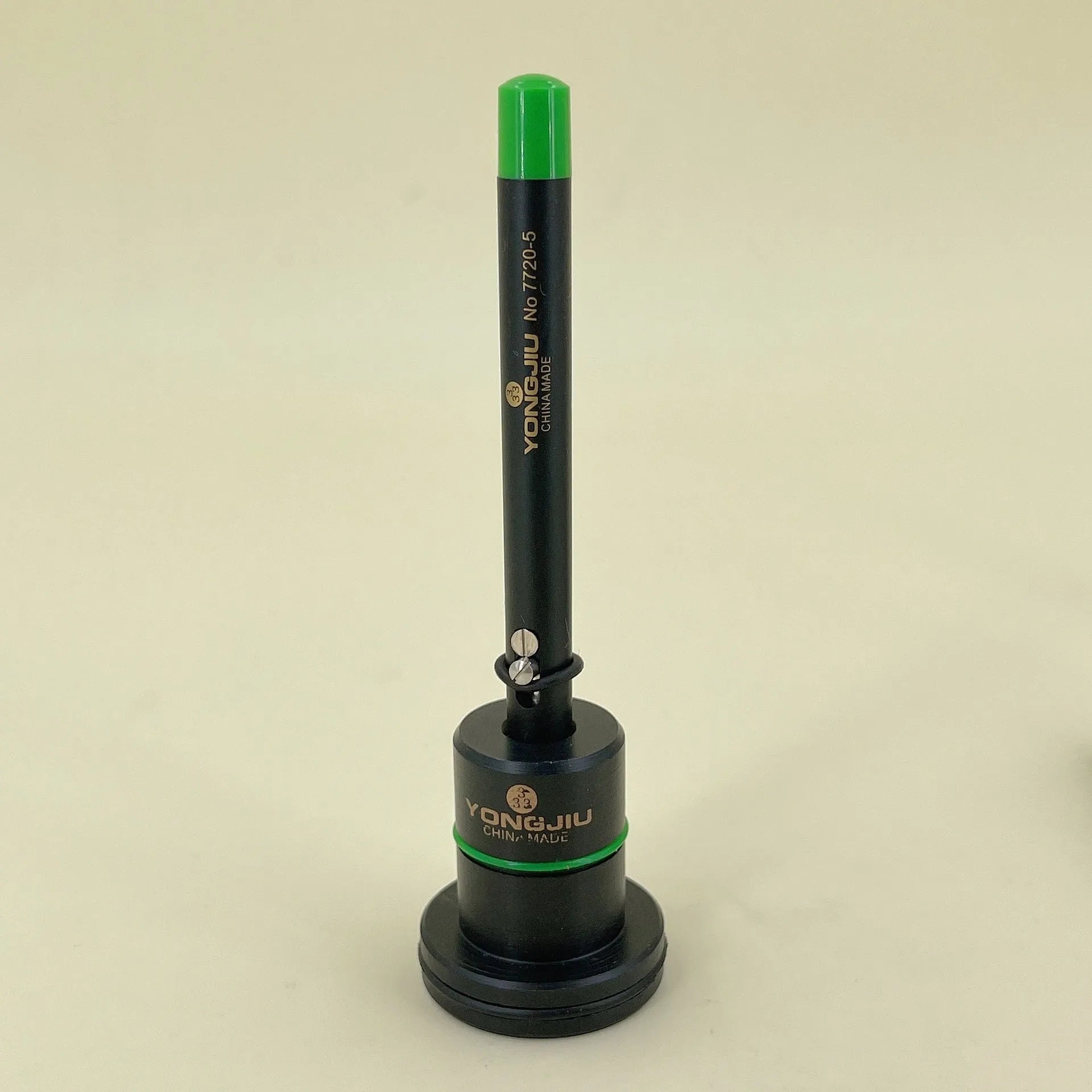 Precision watch repair oiling pen with a fine metal needle tip