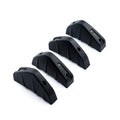 Black triangular car rear spoiler with 15cm width for General Motors vehicles