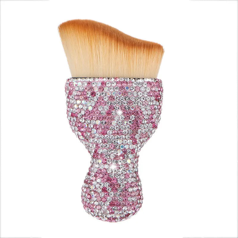 Car interior cleaning brush with PVC bristles in white, pink, and black colour options