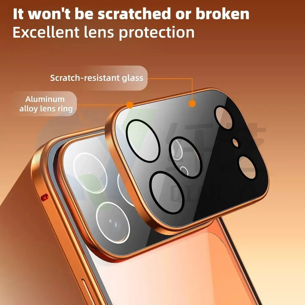 Magneto Phone Case with double-sided glass and aluminium frame for iPhone 17