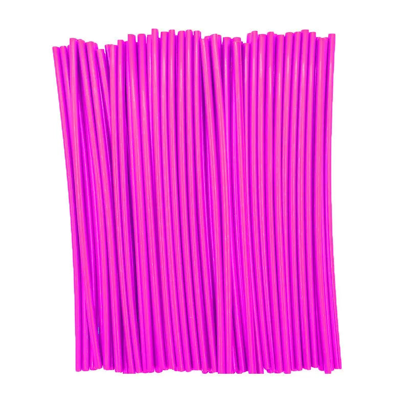 Motorcycle spoke decorative steel wire suit 17cm 36 pieces in bright red colour option off-road