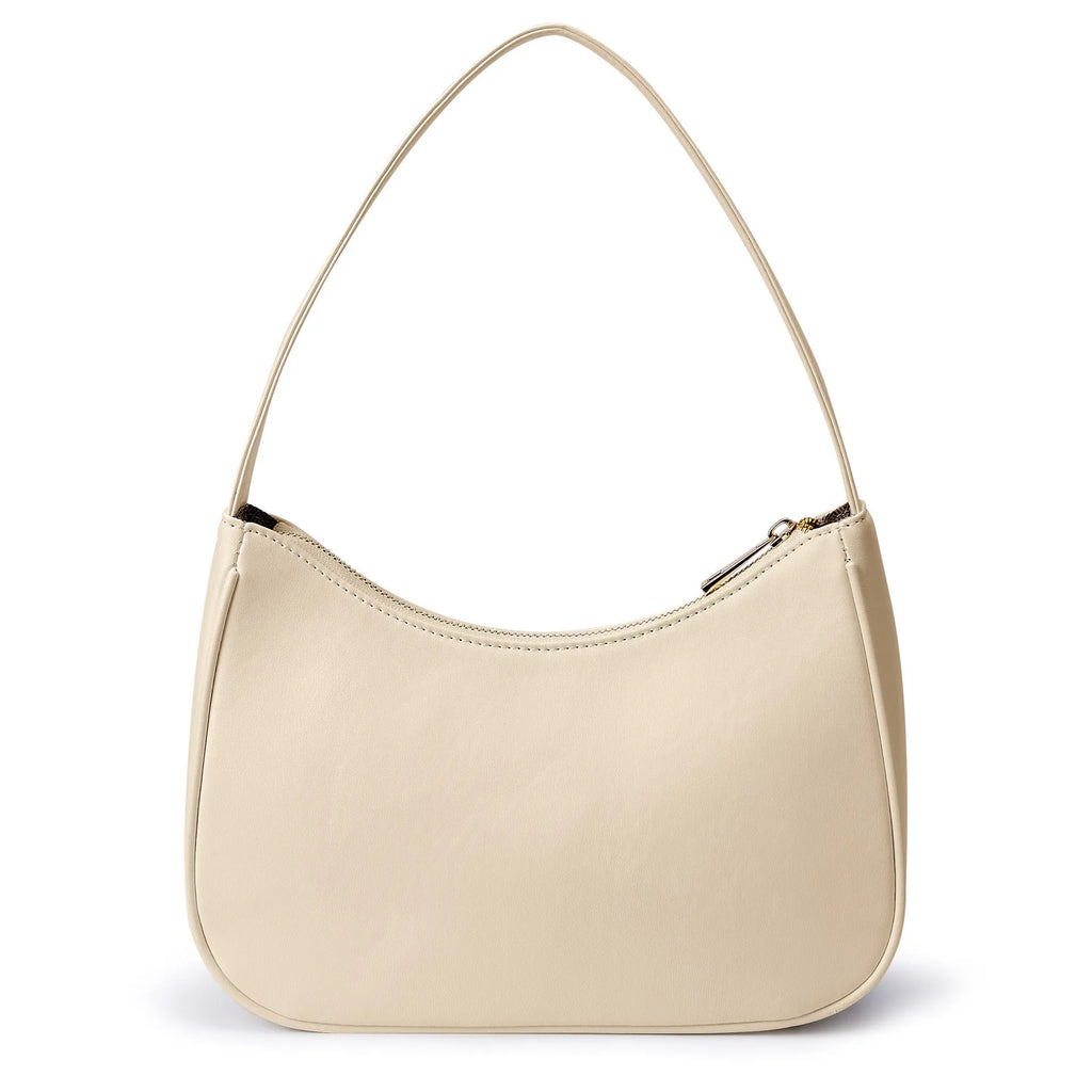 Simple retro waterproof PU leather shoulder bag in multiple colour options