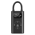 Black M09X portable tyre inflator power bank with aviation aluminium casing and a 16cm hose.