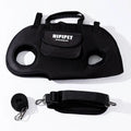 Genuine leather crossbody pet handbag carrier for small dogs and cats in Lomi Brown colour