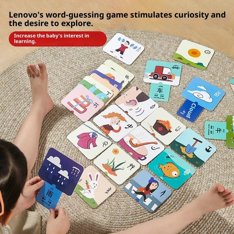 Lala Card literacy card set with card camera for children early education, paper material, visual development