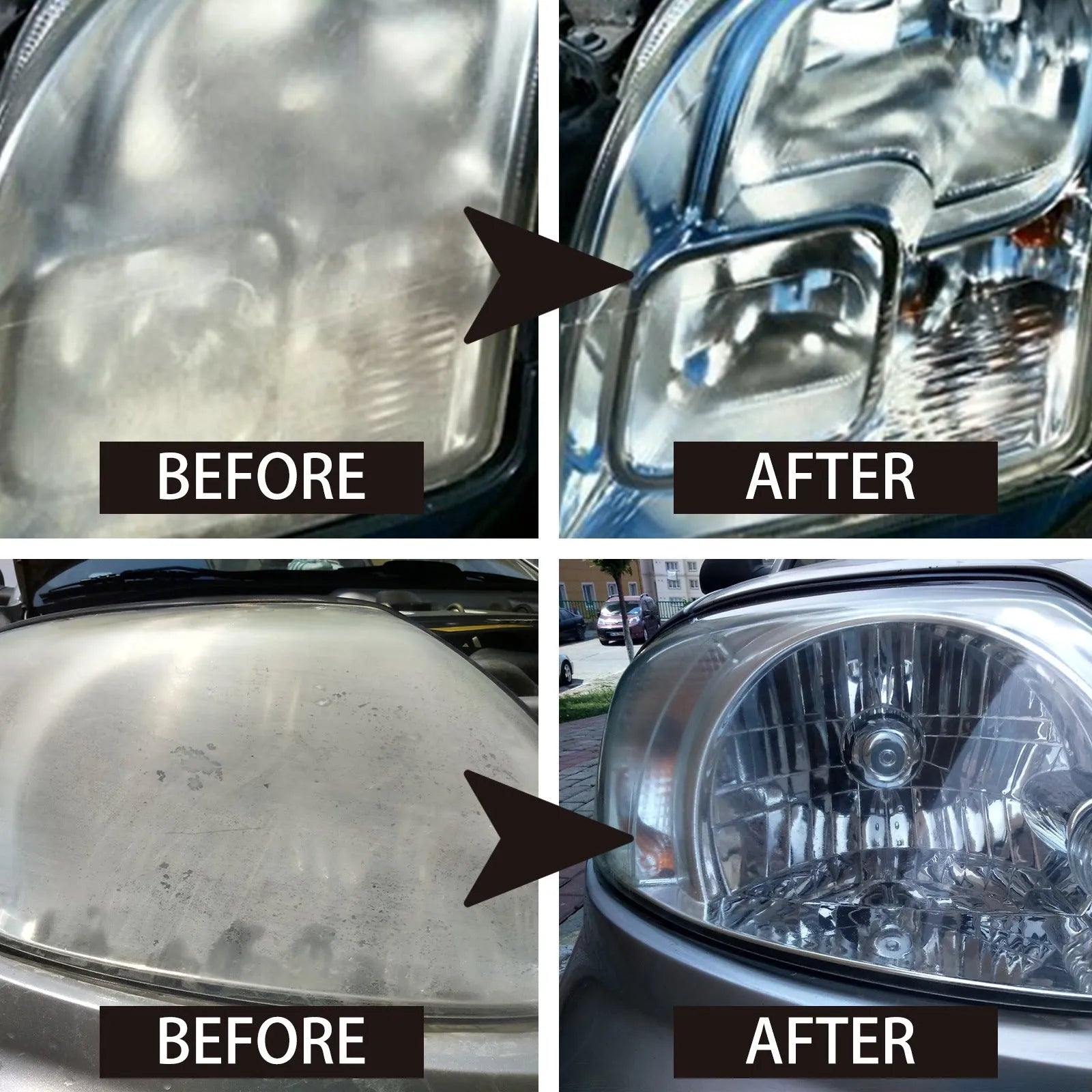 150ml car headlight repairing liquid bottle for yellowed lens refurbishment with nano titanium oxide coating