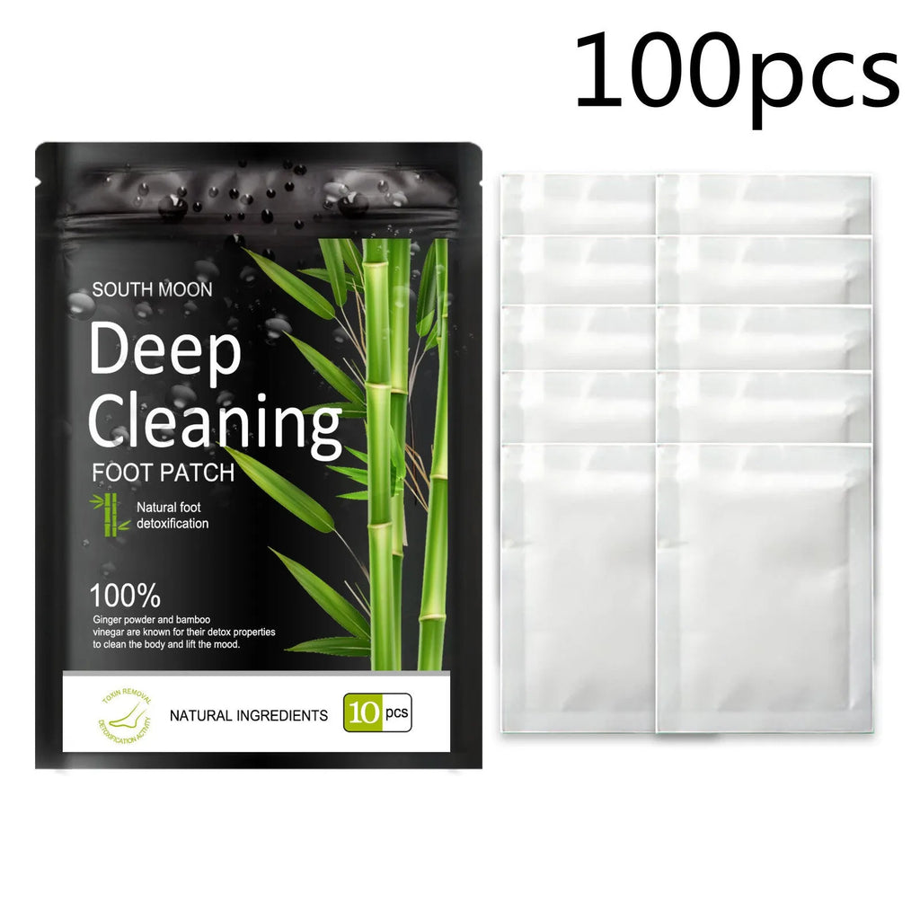 Natural foot patch detox pack of 10 patches for physical stress relief and fatigue reduction