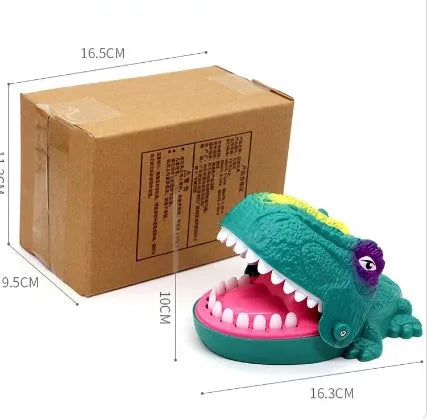 Multicoloured plastic bite hand animal toy in dog, crocodile, shark, and hippo shapes for parent-child game play