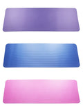 NBR yoga mat 183x61cm striped exercise mat for yoga dance fitness in purple blue pink black grey green red