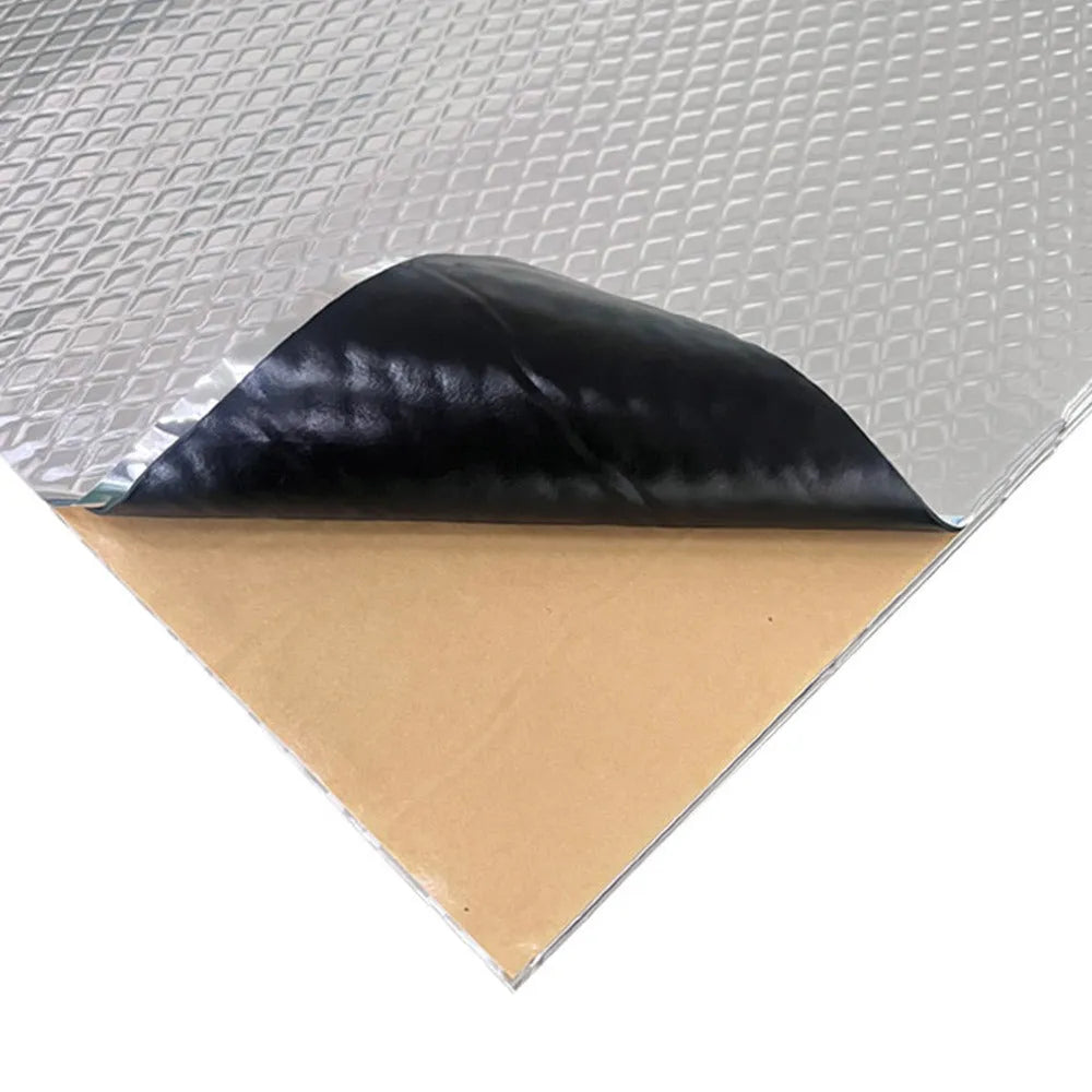 Self-adhesive butyl rubber vibration plate 2mm x 600mm x 6m for car sound insulation