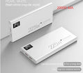 Two-way fast power bank in black or white, 10000mAh to 30000mAh, 152 x 68 x 15mm plastic body.