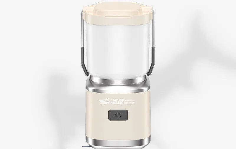 Multi-light source charging camping lantern 6W USB rechargeable 2000mAh Army Green or Khaki plastic outdoor lantern