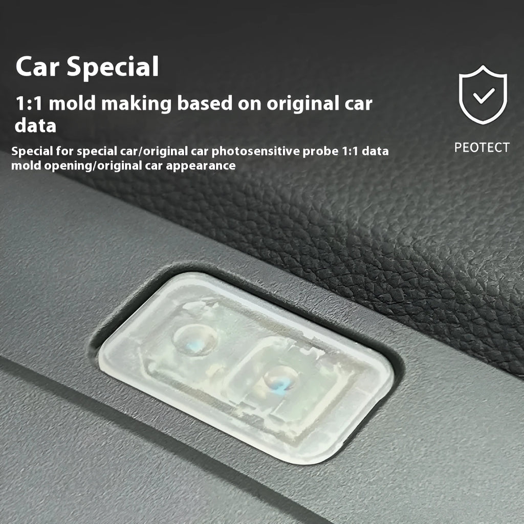 Honda headlight sensor cover plastic transparent polka dot photosensitive hood cap for automotive use
