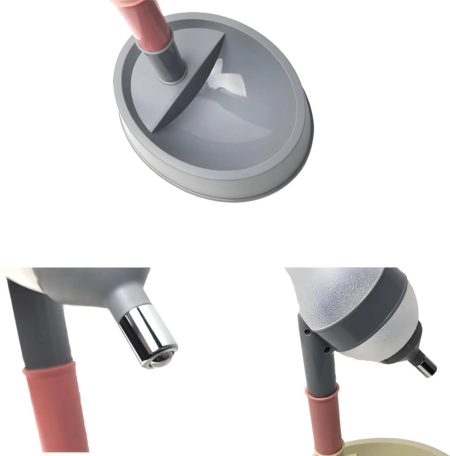 Green pet standing water dispenser with detachable pole and adjustable height settings on a floor.