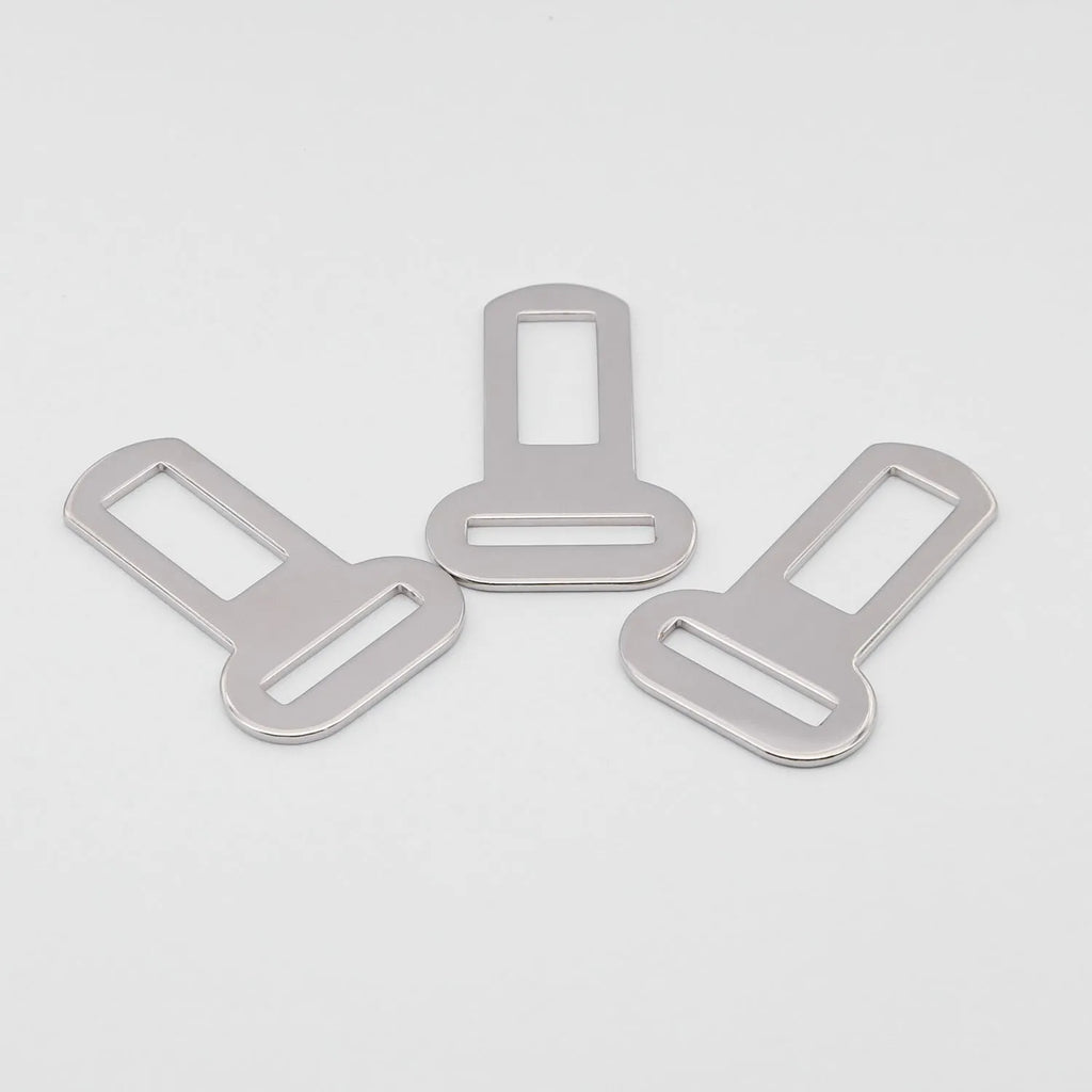 26mm silver metal pet safety buckle for leash and car restraint systems