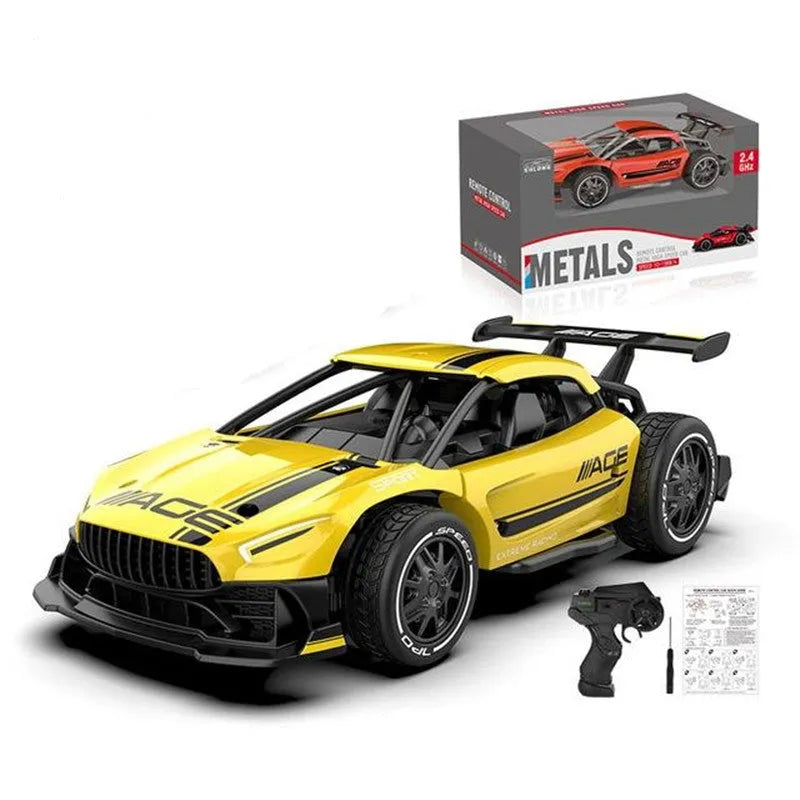 2.4G 4CH RC drifting car electric drift race car for kids with handle remote, available in multiple colours