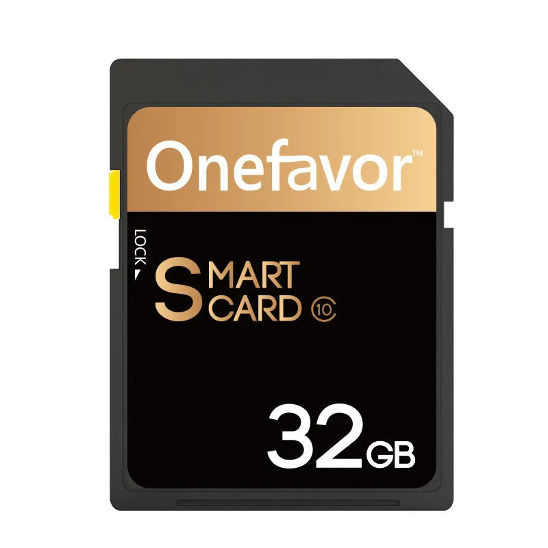 SD to PCMCIA adapter card with stainless steel housing and inserted 32GB SD card for Mercedes-Benz vehicles.