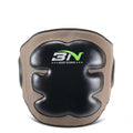 Sanda boxing chest protection target in dark grey or khaki colour for waist protection during martial arts training