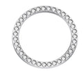 Car diamond-embedded one-click start decorative ring in AB diamond colour on ignition button