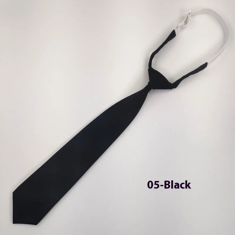 Navy blue cotton bow tie in arrow style with tie-dye processing measuring 35cm by 7cm