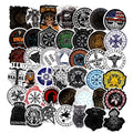 Ancient Rune Series PVC stickers 50 piece set 5-8 cm irregular shape colour decals for luggage laptop car
