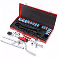 24-piece curved bow car repair wrench combination set in chrome vanadium steel