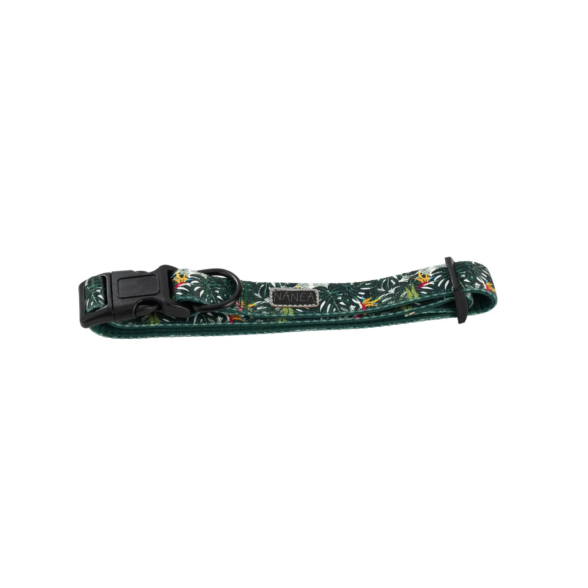 Adjustable cloth pet harness set with six accessories including chest harness, leash, collar, waste bag, bow tie, and triangular scarf