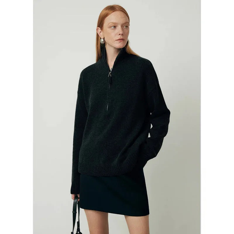 Loose lapels wool bandage dress in black or grey for autumn winter.