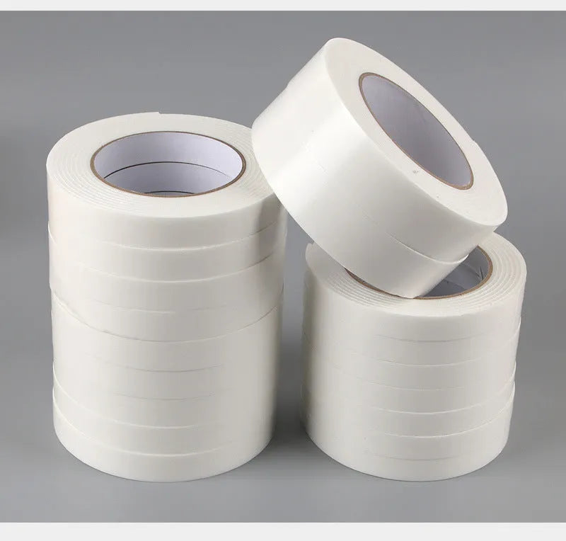 Roll of foam double-sided adhesive tape 15mm width 3mm thickness BOPP base material for mounting and sealing